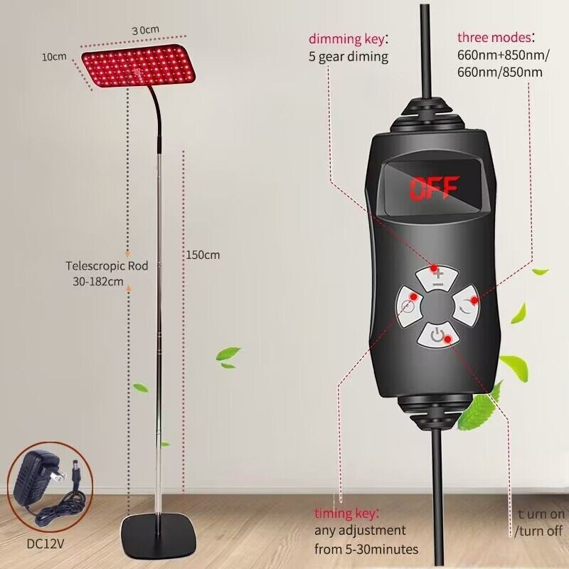 Infrared physiotherapy beauty lamp