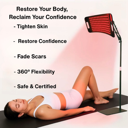 LumaVita Red Light Therapy Lamp