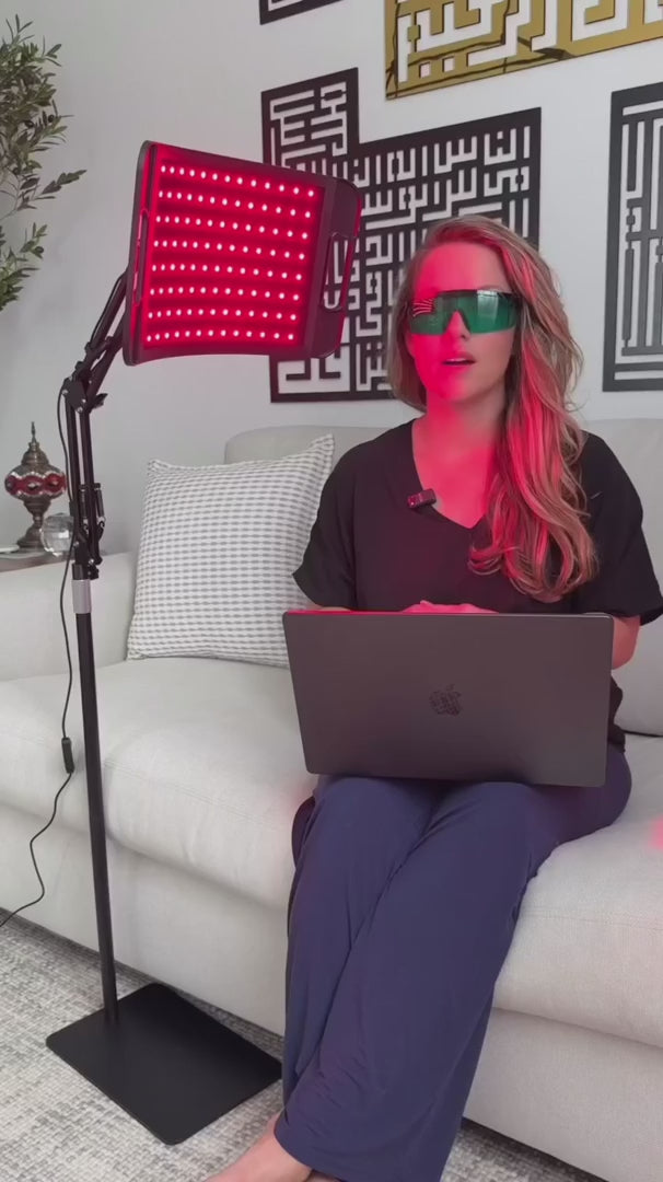 LumaVita Red Light Therapy Lamp video